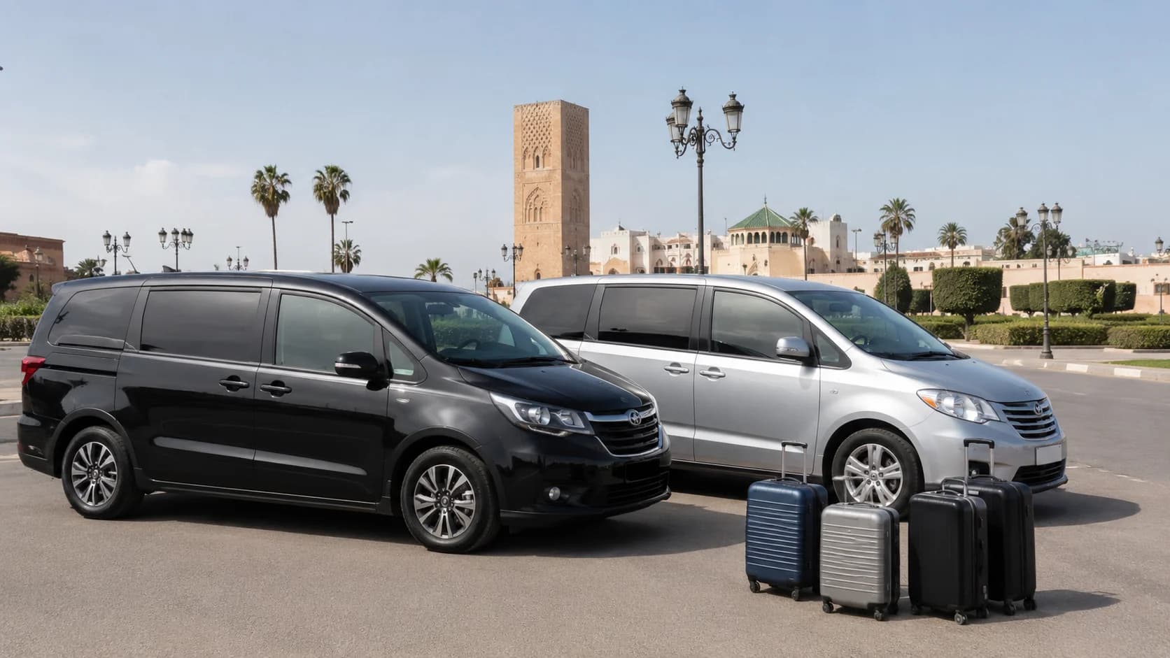 Alquiler de Monovolúmenes y Minivans en Rabat para Grupos, Familias y Equipaje Extra
