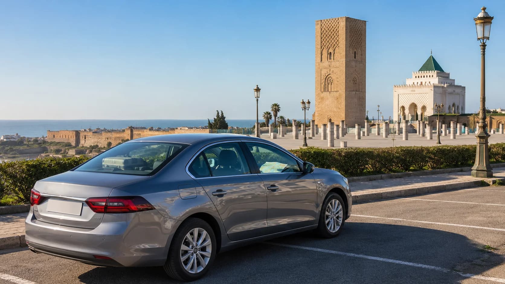 Oudayas & Tour Hassan en voiture : Guide d'accès et conseils de stationnement