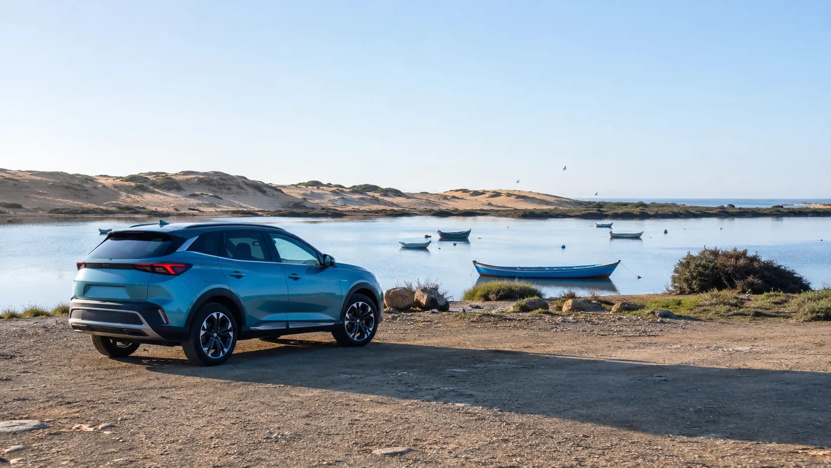 De Rabat a Moulay Bousselham en Coche: Guía de Laguna, Avifauna y Playa